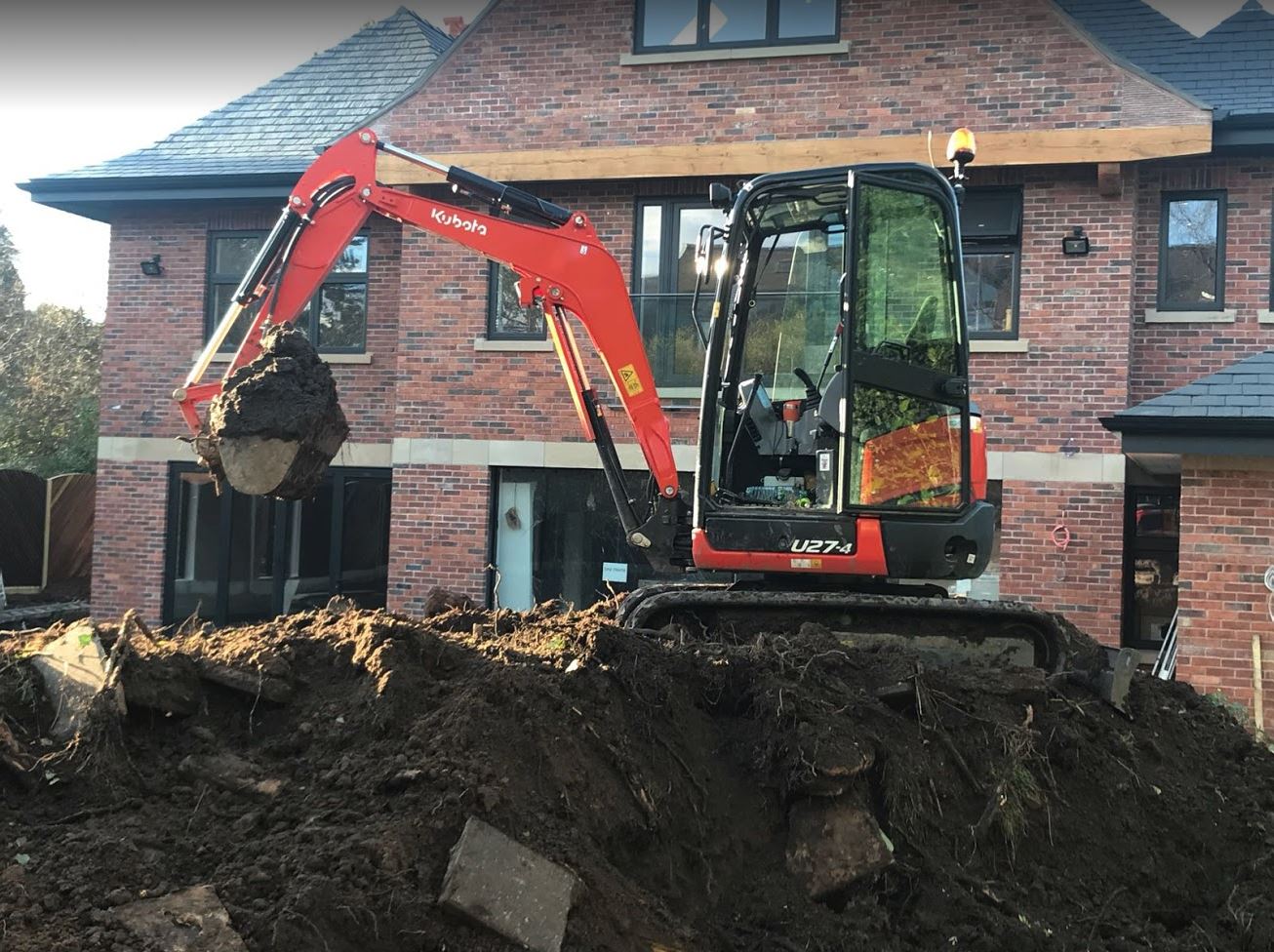 Digger hire Manchester - excavator and plant machinery hire